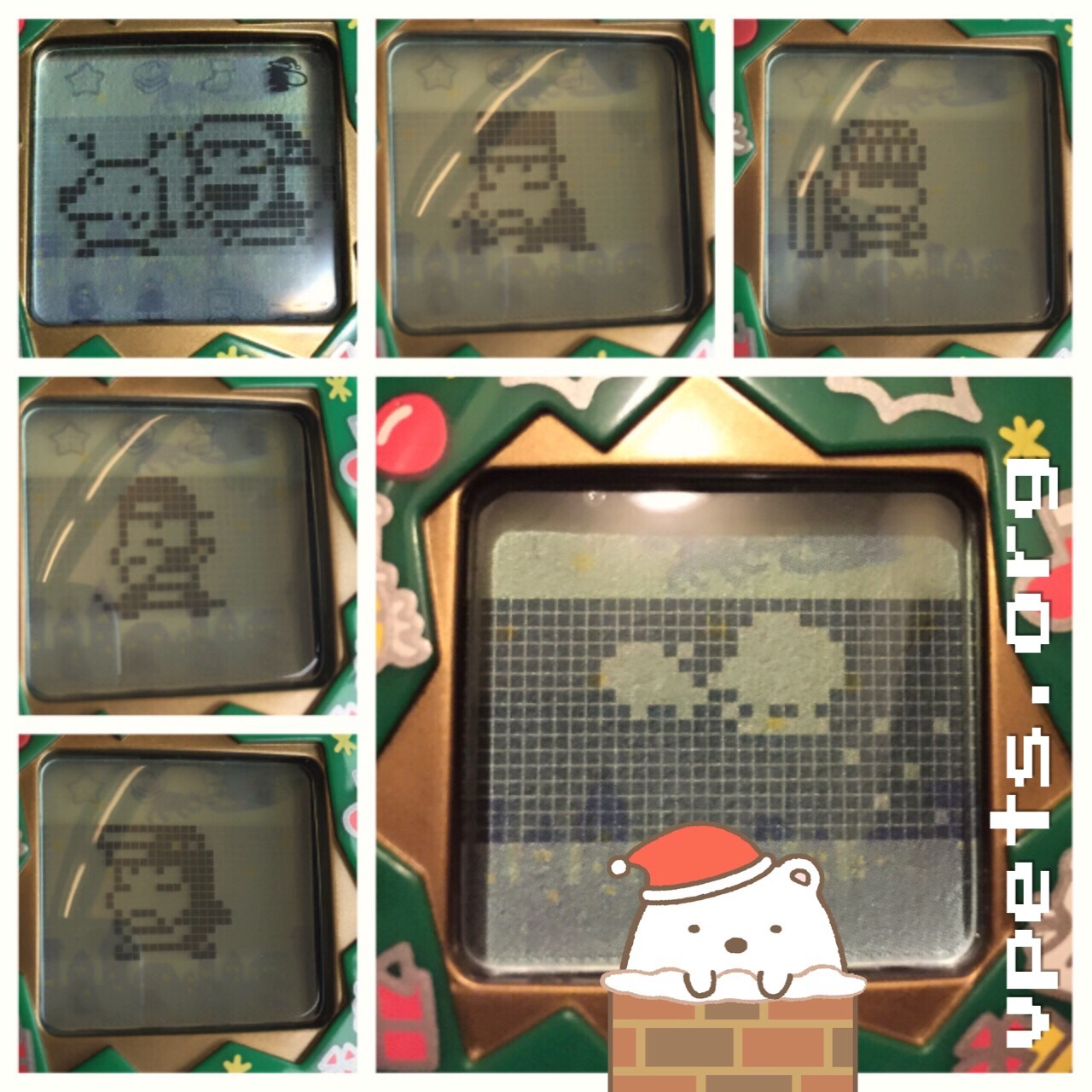 Santa of many faces